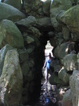 SX14891 Jenni underneath waterfall in Park Sonsbeek, Arnhem, The Netherlands.jpg